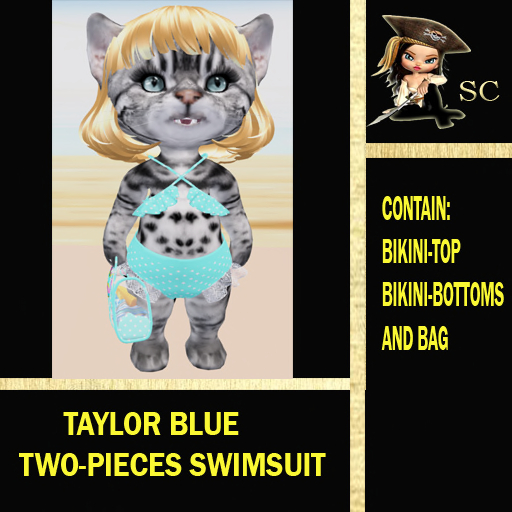 TAYLOR BLUE BIKINI