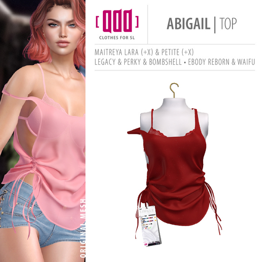[ADD] Abigail Top - Red