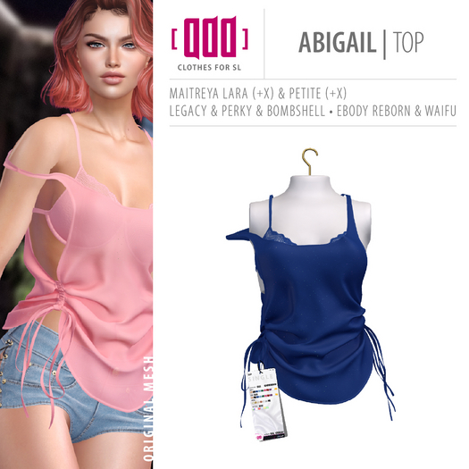 [ADD] Abigail Top - Blue