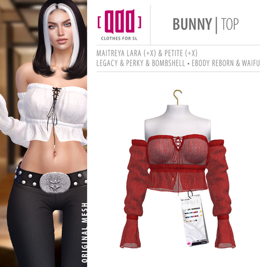 [ADD] Bunny Top - Red
