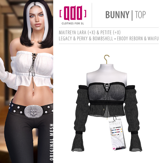[ADD] Bunny Top - Black