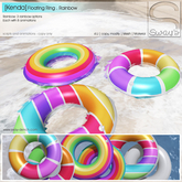Sway's [Kenda] Floating Ring . Rainbow