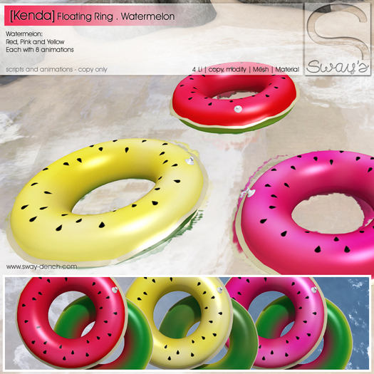Sway's [Kenda] Floating Ring . Watermelon