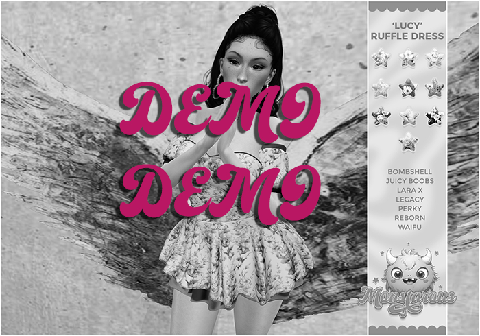 {Monstarous} Lucy Ruffle Dress - DEMOS