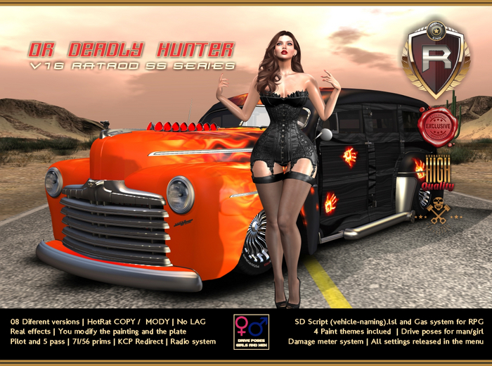 OR DEADLY HUNTER V16 RATROD SS SERIES