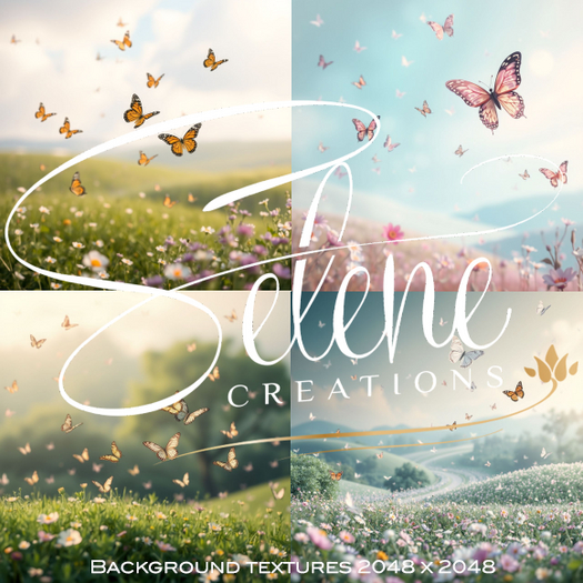[Selene Creations] Background #16 Papillons  2K