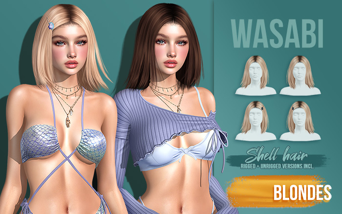 Wasabi // Shell Hair - Blondes