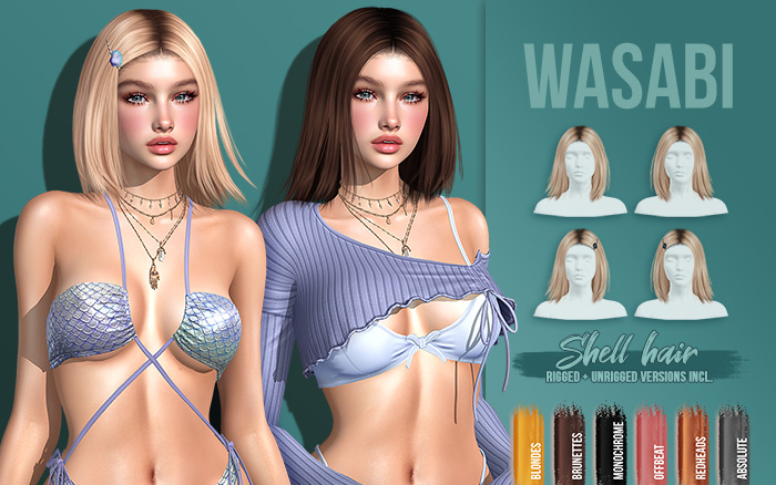 Wasabi // Shell Hair - Absolute Pack