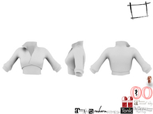 WC1036 Women's Cropped Jacket With Top Under FITMESH