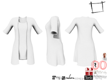 WC1047 Long Cardigan With Tunic FITMESH