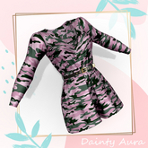 Camouflage Belt Romper Waifu