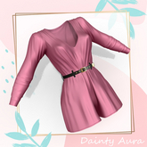 Pink Belt Romper Waifu