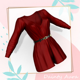 Red Belt Romper Waifu