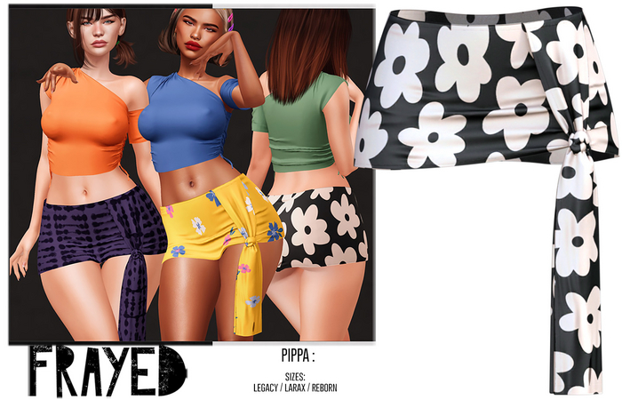 Frayed - Pippa Skirt - Daisy