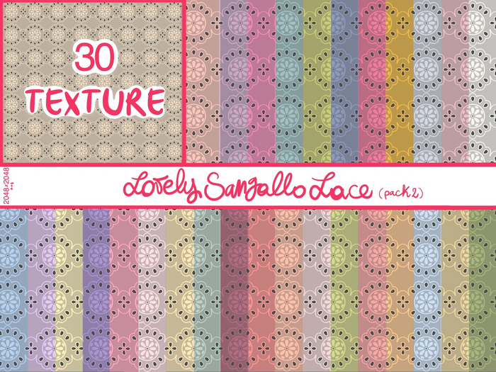 Lovely Sangallo Lace (pack2)