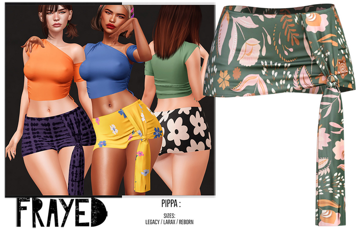 Frayed - Pippa Skirt - Spring