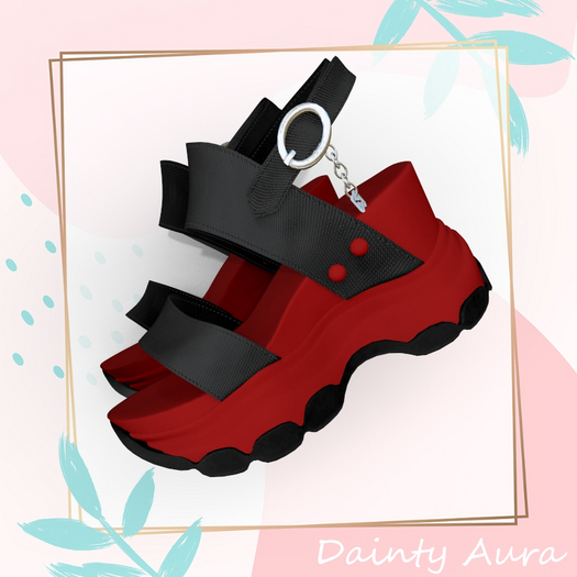 Red Babe Sandals LaraX