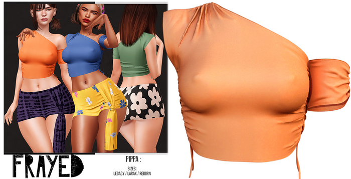 Frayed - Pippa Top - Citrus