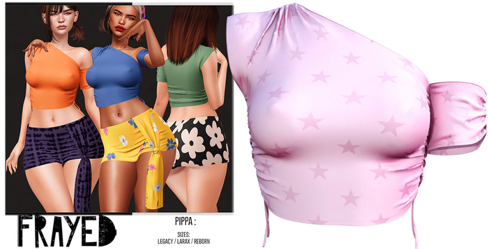 Frayed - Pippa Top - Stars