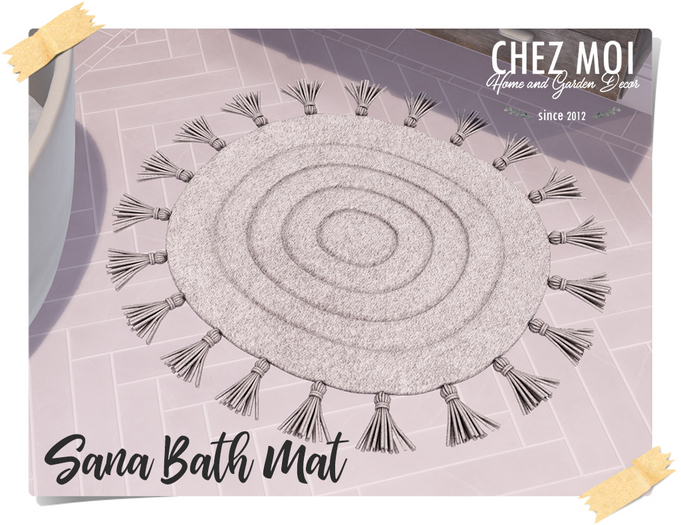 CHEZ MOI ♥ Sana Bath Mat