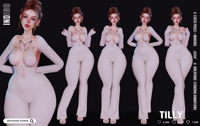 [InDiGo] Tilly Breathing & Static Stands Set