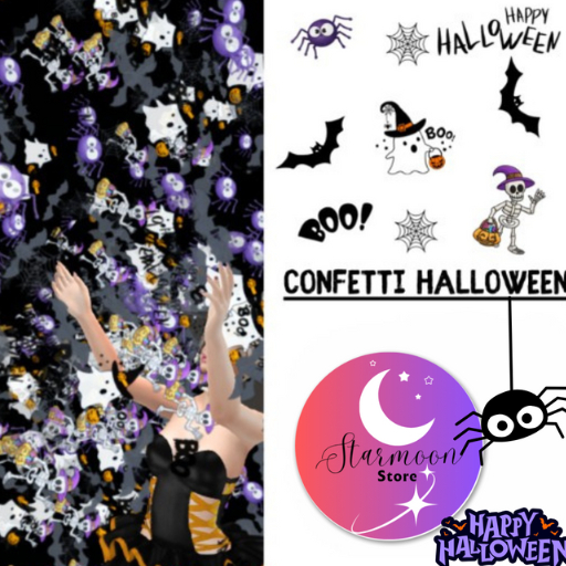 Texture  Halloween Confetti