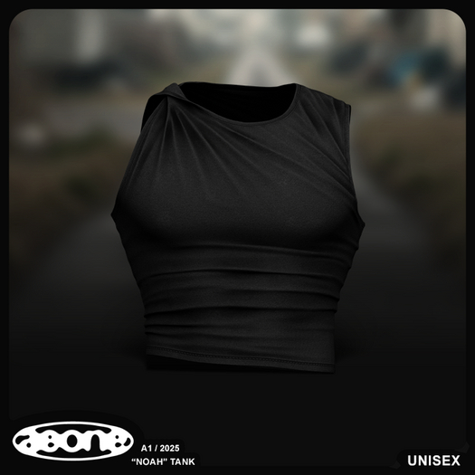(aeone) "Noah" tank - BLACK