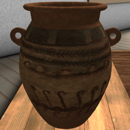 Ancient decorative vessel