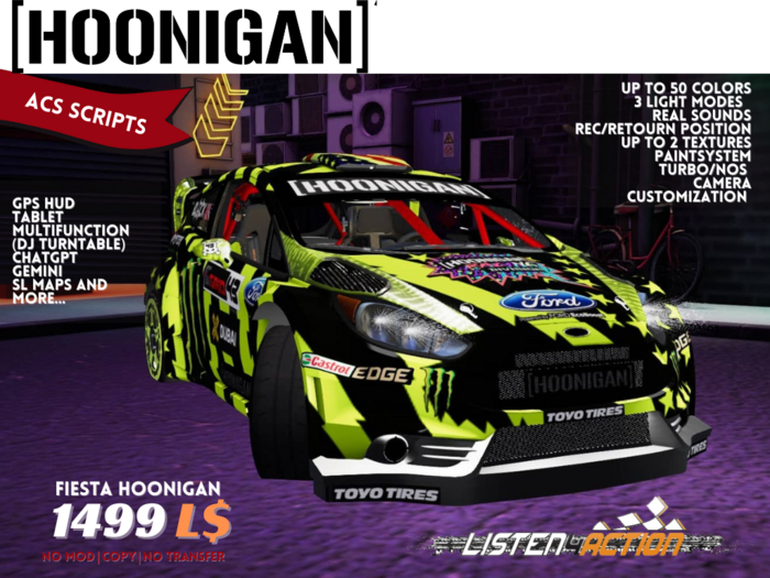 FIESTA HOONIGAN NEW Updated Interior