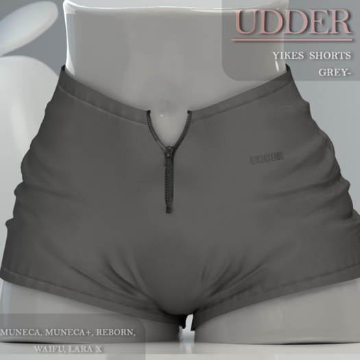 UDDER: Yikes shorts - Grey