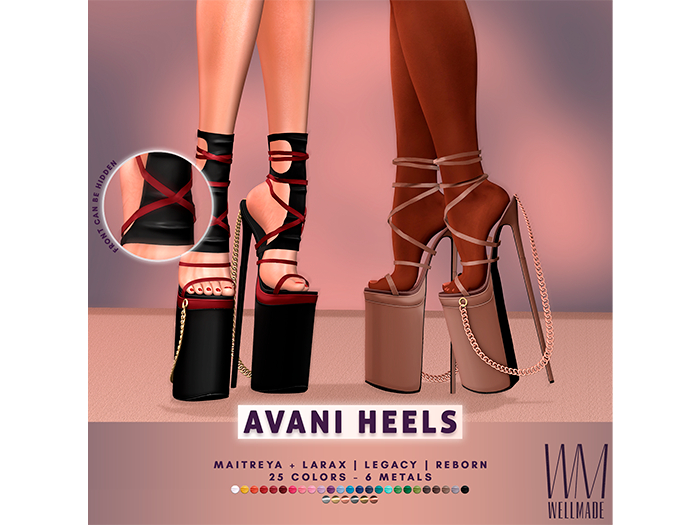 [WellMade] Avani Heels
