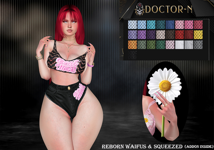 DOCTOR-N // BUBBLEBABE_TOP_WITH_LOGO