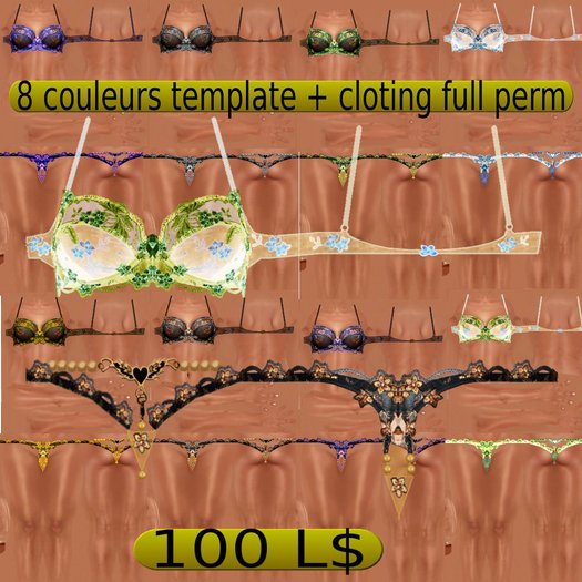alice 8 couleurs template + cloting