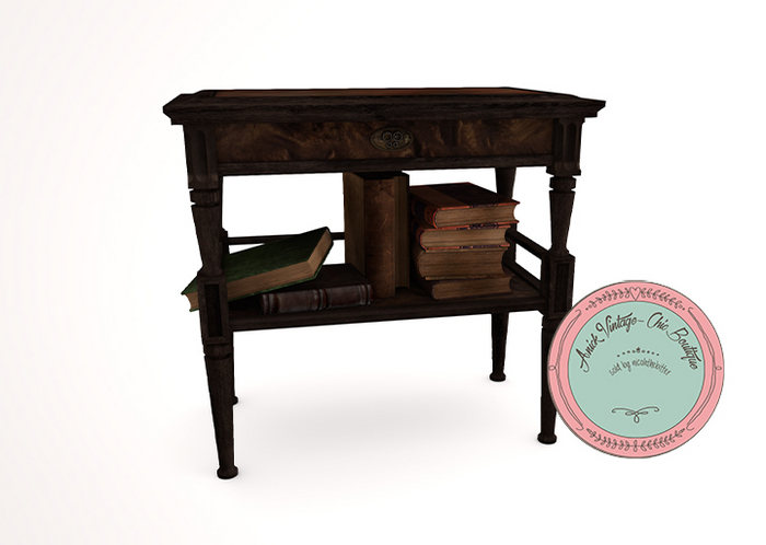 17 - 8f8 - Storyteller's Burrow - Library Table