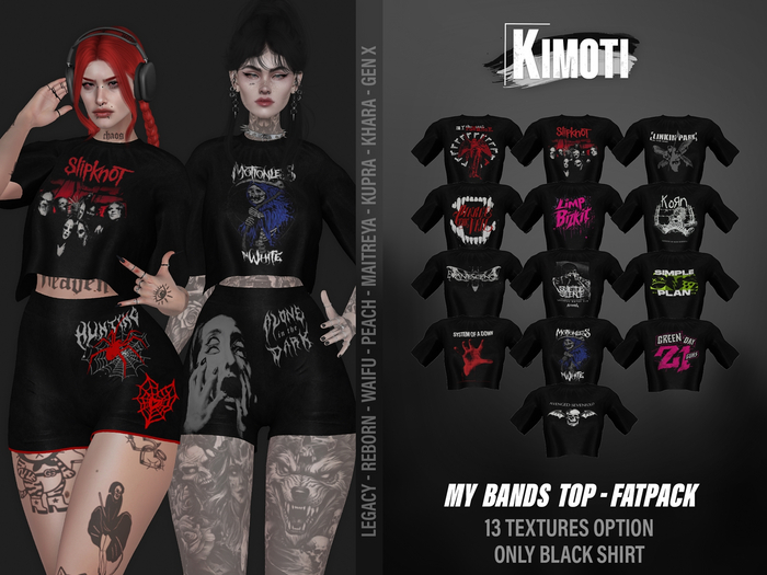 ~Kimoti~ \\ My Bands Top - Fatpack