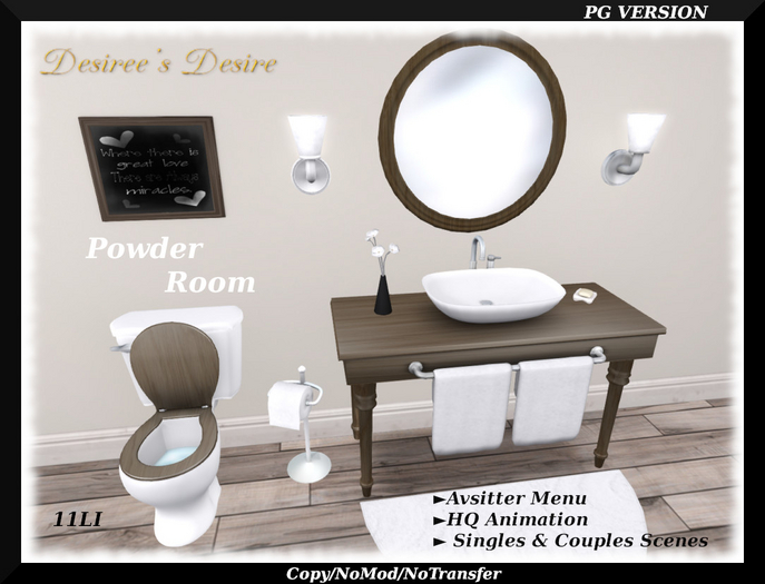 Powder Room Bathroom (PG)