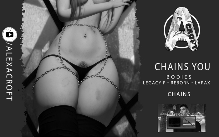 [ACroft] Chains Waist&Thighs  -DEMO