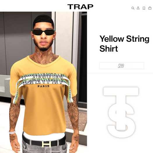 $TRAP$ Yellow Larvin Shirt