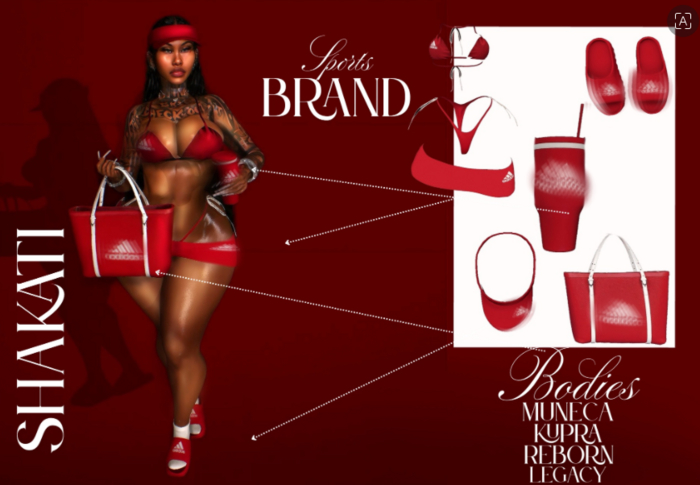 .SH. SPORTS BRAND MUNECA  MEGAPACK