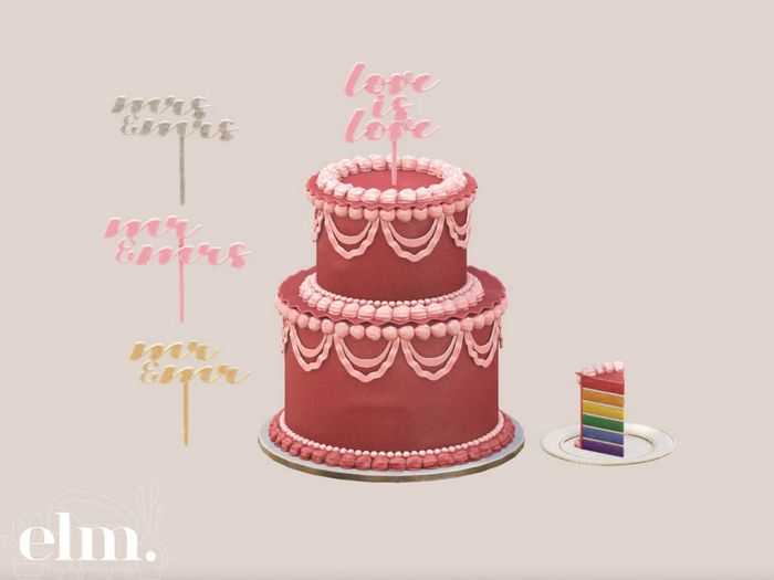 Elm. The Wedding Cake [Red]