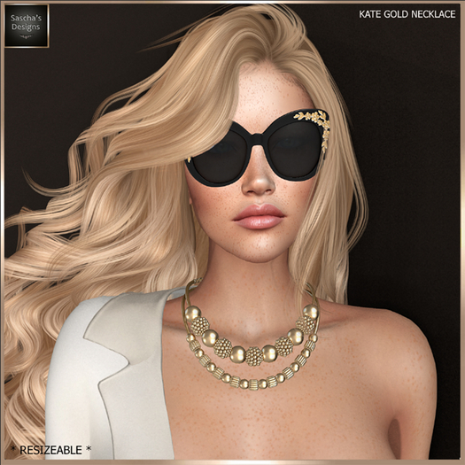 SAS - Kate Gold Necklace 