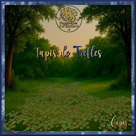 Poussières d'Etoile Tapis de trefles 