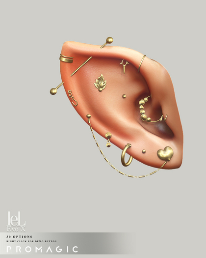 PROMAGIC Deva Ear Piercings LELUTKA Evo X Elf-Fatpack
