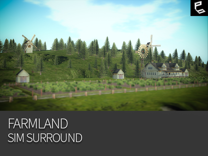 FARMLAND -  sim surround terrain pack