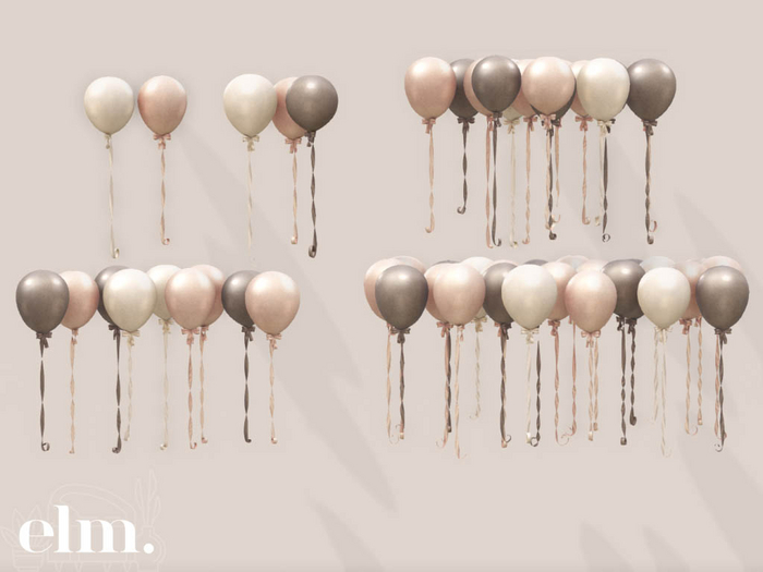 Elm. Brisa Balloons//Overhead Floaters [Neutrals]
