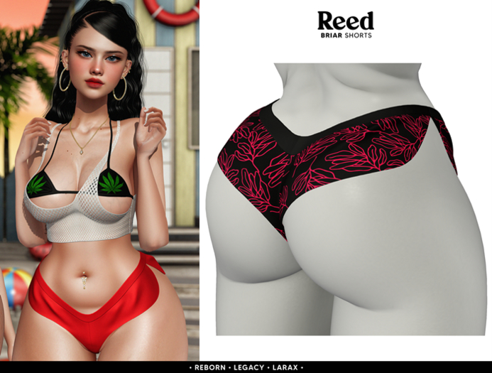 REED - BRIAR SHORTS B.FUCSIA