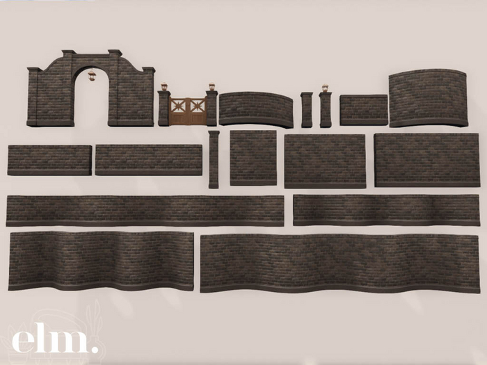 Elm. Isola Fence [Slate]