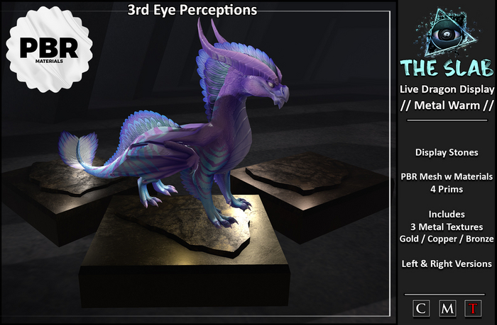 Metal Slab // Live Dragon Display // Warm Set PBR