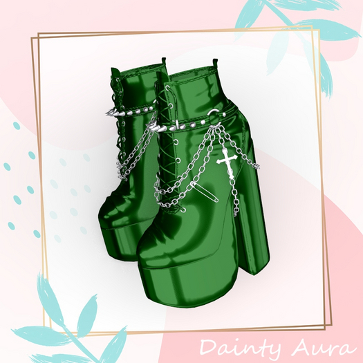Green Ankle Boots Legacy