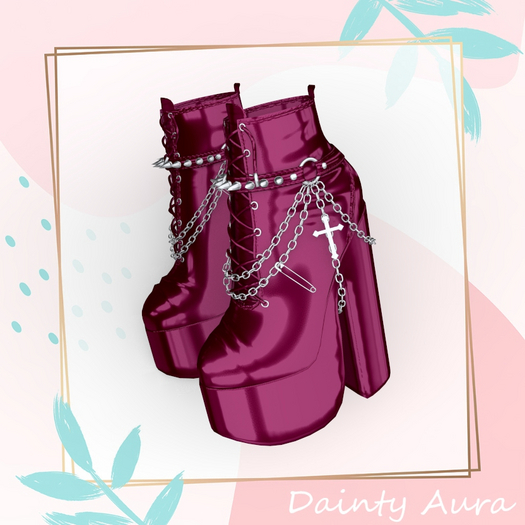 Magenta Ankle Boots Legacy